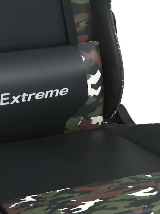 vidaXL 345468 Gaming Chair Green / Camo