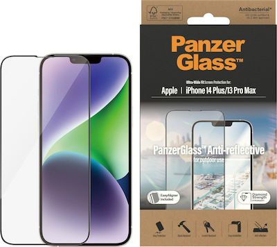 PanzerGlass Ultra-Wide Fit Anti-Reflective Antibacterian Sticlă călită pe toată fața Negru (iPhone 13 Pro Max)