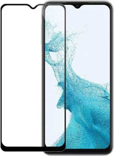 9H Full Glue Full Face Tempered Glass Black (Galaxy A23)