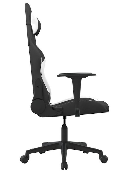 vidaXL 3143740 Scaun Gaming Negru/alb