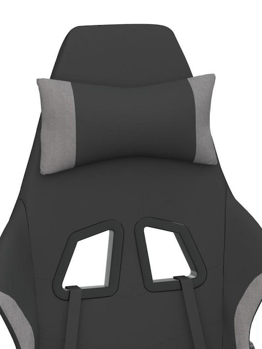 vidaXL 3143734 Fabric Gaming Chair Light Gray