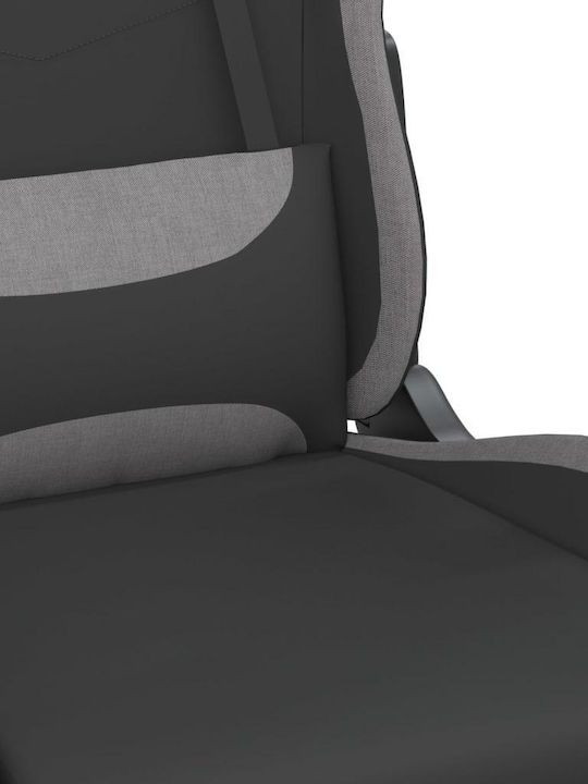 vidaXL 3143734 Fabric Gaming Chair Light Gray