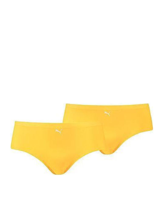 Дамско Слип 2Pack без Шевове Жълти