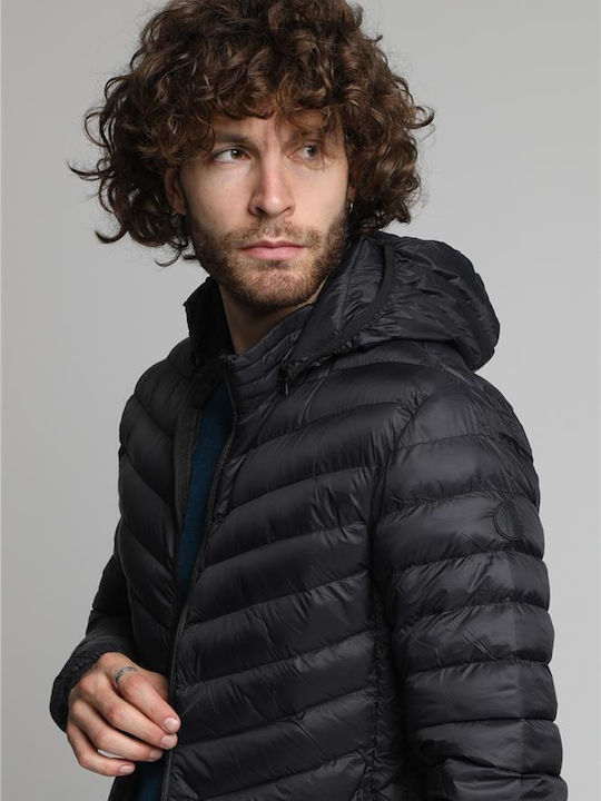 Χειμωνιάτικο Μπουφάν Puffer Total Black