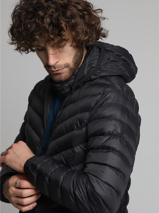 Χειμωνιάτικο Μπουφάν Puffer Total Black