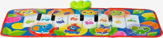 Playgro Activity Mat Jungle Musical Piano Mat with Music Multicolour for 6+ months (LxWxH) 79x35x5cm