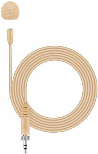 Sennheiser MKE Essential Omni Condenser (Small Diaphragm) Microphone Πέτου, Clip On for Vocals in Beige Color