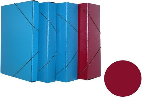 Leizer Leizer Kunststoff Ablagebox mit Gummiband 25x11x35cm Rote