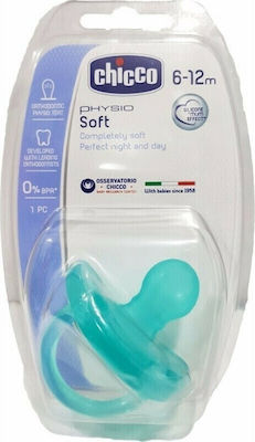 Chicco Pacifier Silicone Turquoise for 4+ months 1pcs