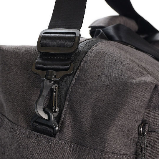 Hedgren HMID08-640 Midway Duffle Σακ Βουαγιάζ Ανθρακί Υφασμάτινο Μ51xΠ25xΥ30εκ.
