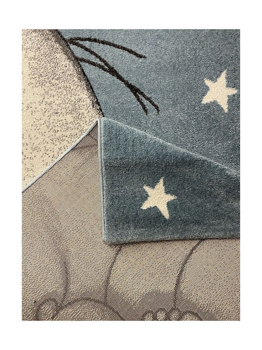 Koulis Carpets Elefănțel 8310A Kids Rug Albastru deschis 70x150cm
