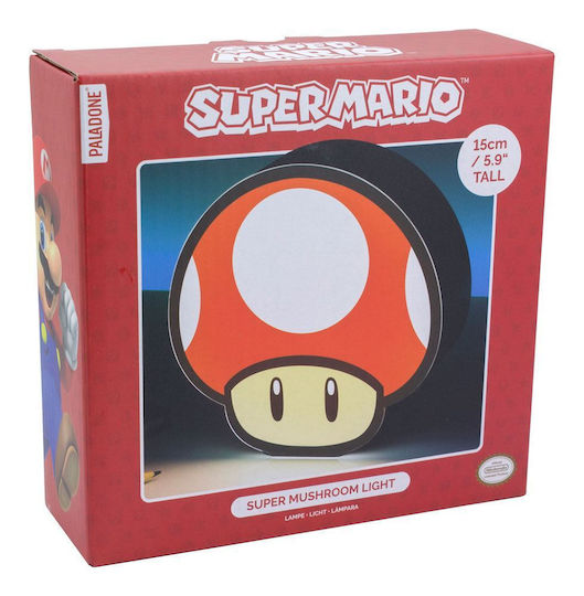 Paladone Kids Decorative Lamp Super Mushroom Red 15εκ.
