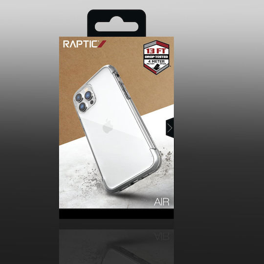 Raptic X-Doria Air Back Cover Πλαστικό / Σιλικόνης Ασημί (iPhone 14 Pro Max)