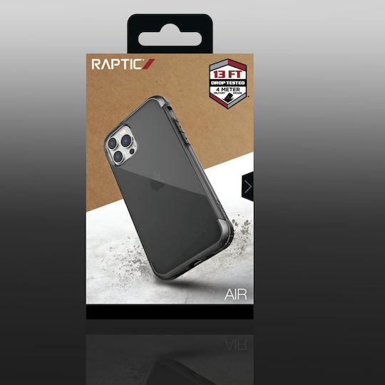 Raptic X-Doria Air Back Cover Πλαστικό / Σιλικόνης Μαύρο (iPhone 14 Pro Max)
