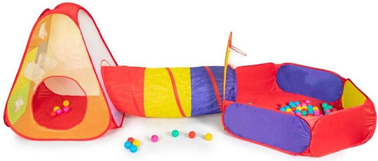 Cort pentru Copii Tunel Pop Up Multicolor pentru 3+ ani