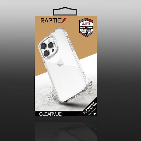 Raptic X-Doria Clearvue Back Cover Σιλικόνης Διάφανο (iPhone 14 Pro Max)