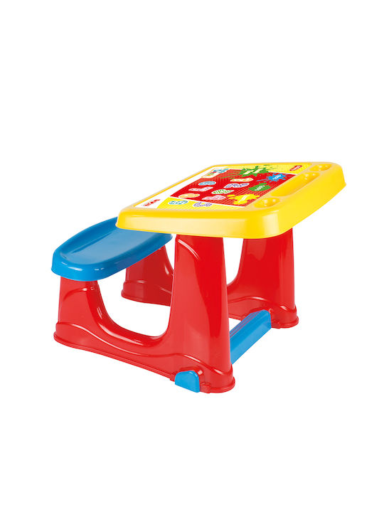 Smart Study Kids Desk made of Plastic Multicolour