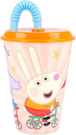 Stor Baby Cup Peppa made of Plastic Orange 430ml