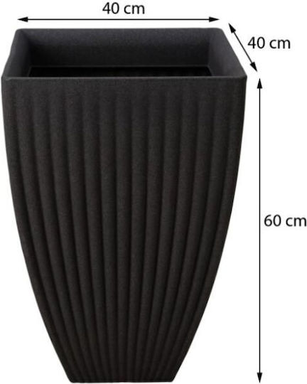 Plant Pot Plastic Gray