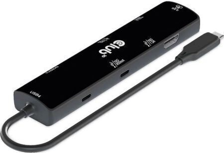 Club3D USB-C Stație de andocare cu HDMI 4K PD Ethernet Negru (CSV-1599)