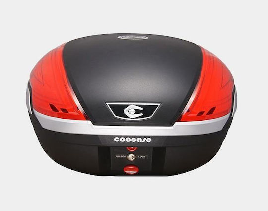 Coocase Reflex Basic Μπαγκαζιέρα Μοτοσυκλέτας 50lt Μαύρη