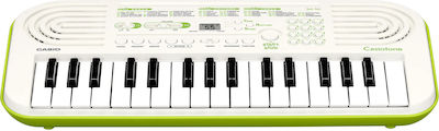 Casio Keyboard with 32 Keyboard Standard Touch White