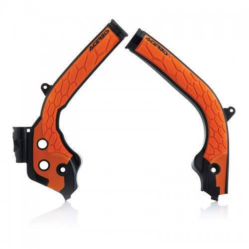 Acerbis X-Grip Motorcycle Frame Protectors KTM 125 SX / 250 SX-F 2016 Orange