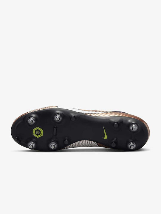 Nike Zoom Mercurial Superfly 9 Academy SG-Pro Ψηλά Ποδοσφαιρικά Παπούτσια με Τάπες Metallic Copper