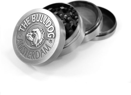 The Bulldog Amsterdam Râșniță Metal 4 Parts 50mm Argintiu 50mm