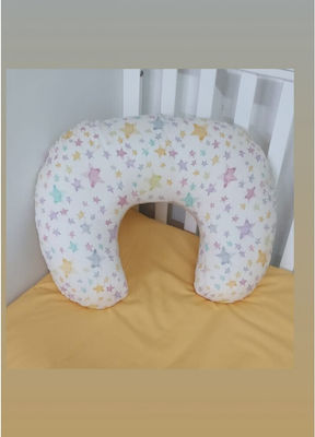 Natalino Bebelino Pregnancy & Breast Feeding Pillow Colorful Stars White 67cm