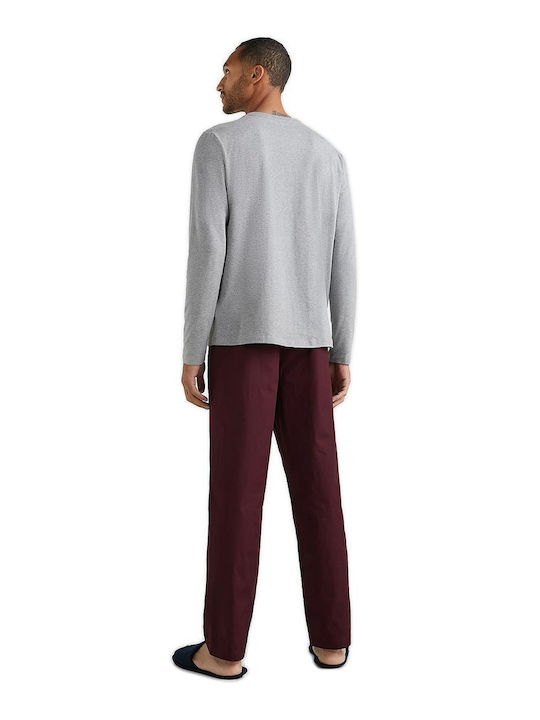 Tommy Hilfiger Mid Grey/Deep Burgundy