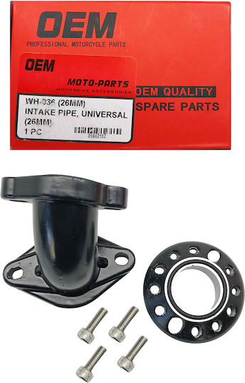 Roc Motorcycle 26mm Black Carburetor Throat 30602132