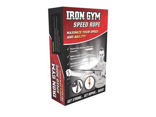 Iron Gym Σχοινάκι Γυμναστικής 2.75m Μαύρο