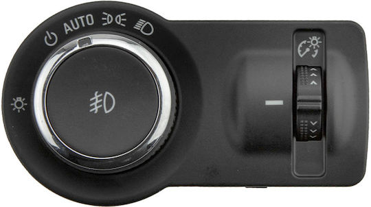 NTY Lichtschalter Auto für Opel Astra / Abzeichen 7pin Schwarz