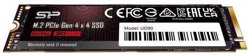 Silicon Power UD90 SSD 1TB τύπου M.2 με σύνδεση PCI Express 4.0 SP01KGBP44UD9005