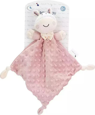 Interbaby Baby Blanket Doudou Giraffe made of Fabric for 0++ Months