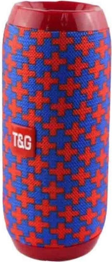 T&G TG-117 Ηχείο Bluetooth 5W με Ραδιόφωνο και Διάρκεια Μπαταρίας έως 4 ώρες Red/Blue