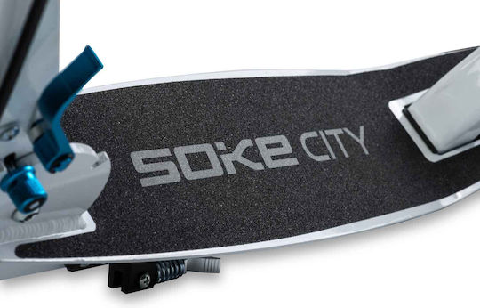 Soke Pediatrico Patin Pliabil City 2 Roti Alb