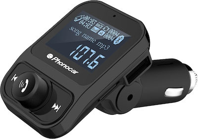 Phonocar FM Car Transmitter with AUX / Bluetooth / MicroSD / USB