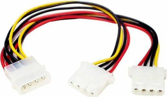 LogiLink 4-Pin Molex - 4-Pin Molex Cable 0.15m Πολύχρωμο CP0002