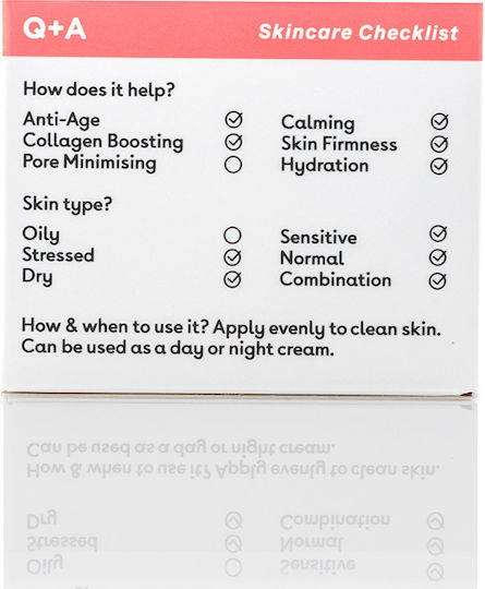 Q+A Natural Skincare Cream Face Day 50gr