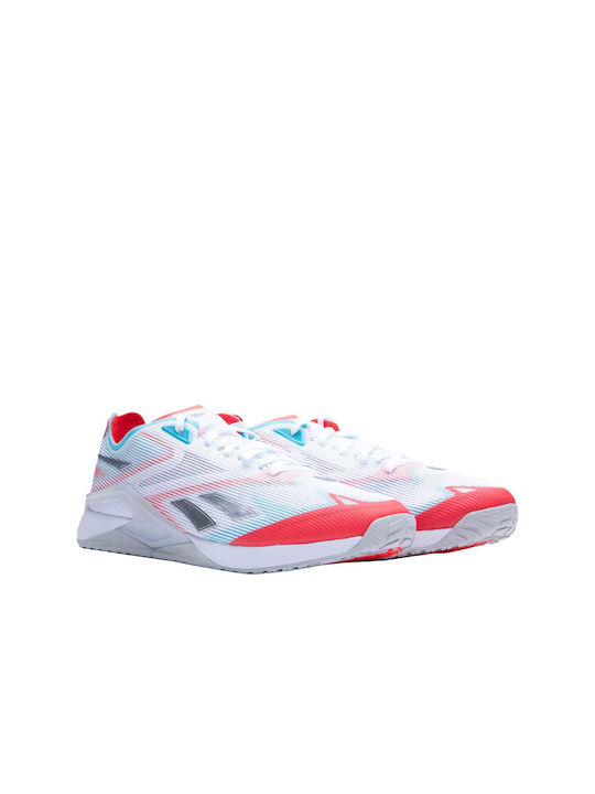 Reebok Nano X2 Froning Sportschuhe für Training & Fitnessstudio Cloud White / Neon Blue / Neon Cherry