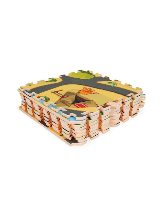 Ecotoys Kids Synthetic Activity Mat Road 93x93cm 9mm