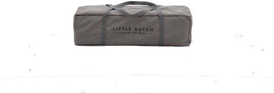 Little Dutch Little Dutch Parquet Παρκοκρέβατο με Στρώμα Γκρι 125x65cm
