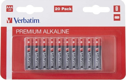 Verbatim Αλκαλικές Μπαταρίες AAA 1.5V 20τμχ