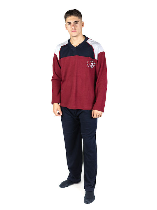 Rimoli 865 Men's Winter Cotton Pajamas Set Multicolour