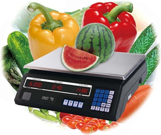 Electronic Retail Scale with Weighing Capacity of 40kg and Measurement Accuracy of 5g