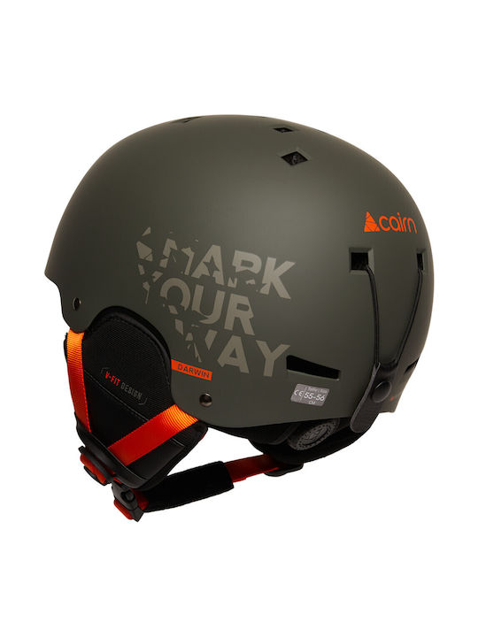 Cairn Darwin Kinder Ski & Snowboard Helm in Grün Farbe
