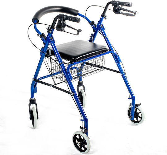 Brother Medical Foldable Rollator Blue