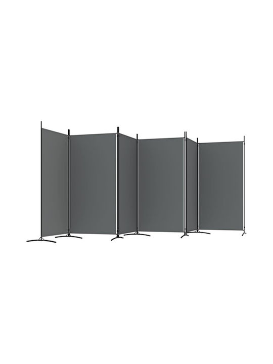vidaXL Decorativ Paravan Tesatura cu 6 Panouri 520x180cm